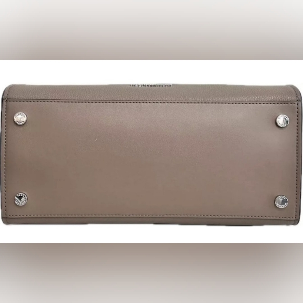 MICHAEL KORS HAMILTON MEDIUM SATCHEL SHOULDER PEBBLED LEATHER BAG DUSK - Picture 14 of 14